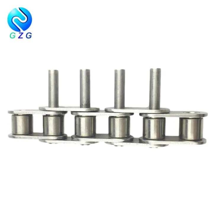 Rustfrit stål dobbelt pitch rullekæde med forlængede stifter