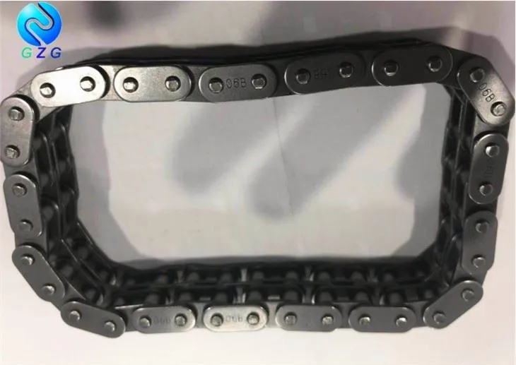 Lige sideplader Rullekæde Carbon stål transportørkæde